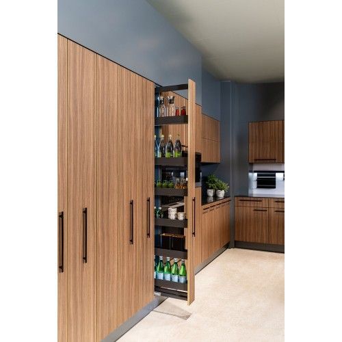 Kit Complet Colonne De Cuisine Dispensa 150 Arena Pure - Avec Amorti - 4 Kesseböhmer