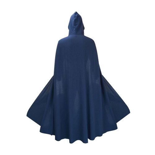 Cape Médiévale À Capuche, Style Gothique, Accessoire De Costume, Bleu