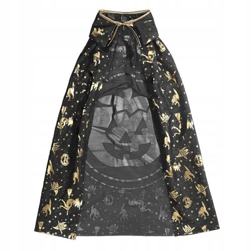Costumes D'halloween Pour Enfants, Cape De Sorcière Et De Citrouille, Noir
