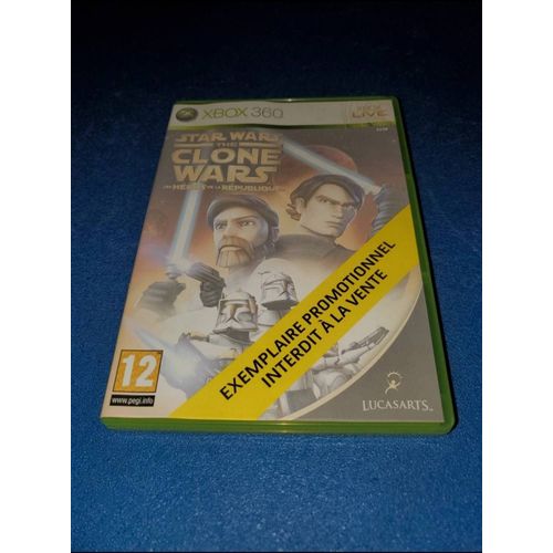 Star Wars The Clone Wars Les Heros De La Republique Xbox 360 Promo Promotionnel