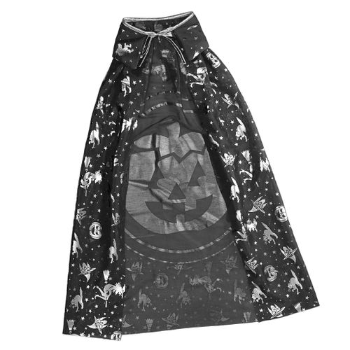 Costumes D'halloween Pour Enfants, Cape De Sorcière Et De Citrouille, Noir