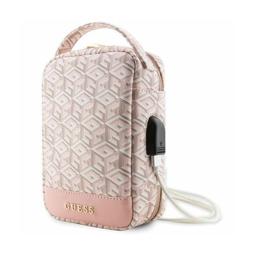 Sacoche de voyage avec port USB Modèle G Cube Guess Rose