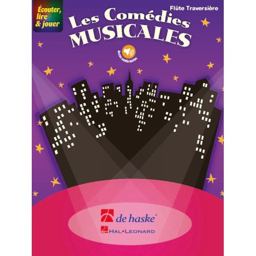 Jean Castelain : Écouter, Lire & Jouer - Les Comédies Musicales Flûte Traversière - Recueil Avec Support(S) En Ligne Flûte Traversière 9790035240540 Dhp 1186054-404 9789043156141