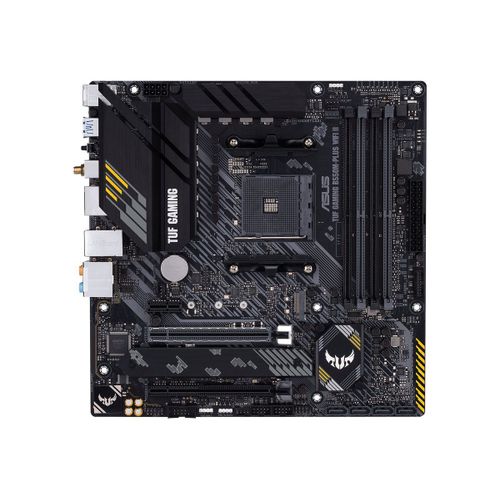 ASUS TUF GAMING B550M-PLUS WIFI II - Carte-mère - micro ATX - Socket AM4 - AMD B550 Chipset - USB-C Gen2, USB 3.2 Gen 1, USB 3.2 Gen 2 - 2.5 Gigabit LAN, Wi-Fi 6, Bluetooth - carte graphique...