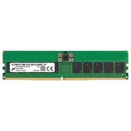 Micron - DDR5 - module - 32 Go - DIMM 288 broches - 6400 MHz / PC5-51200 - CL52 - 1.1 V - mémoire enregistré - ECC - vert