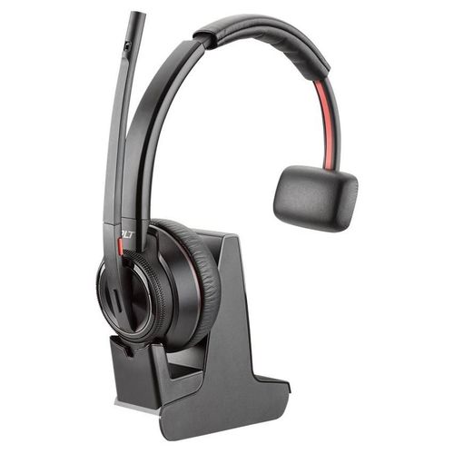 Poly Savi 8200 Series W8210 Spare - Micro-casque - sur-oreille - DECT - sans fil - Suppresseur de bruit actif - avec berceau de charge