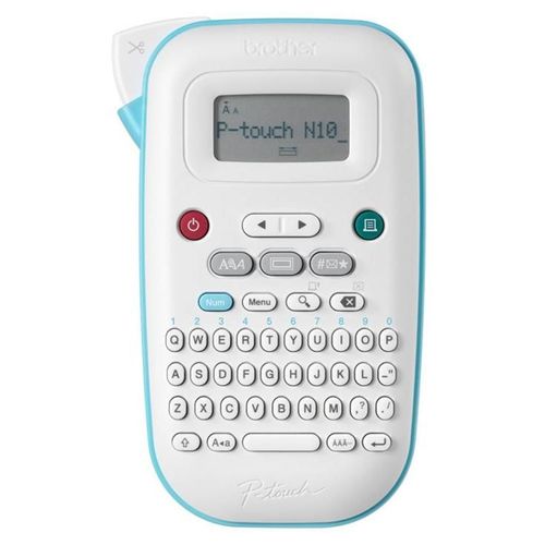 Brother P-Touch PT-N10 - Étiqueteuse - Noir et blanc - thermique direct - 12 mm de large - 180 dpi - jusqu'à 9 mm/sec - outil de coupe - aperçu avant impression, impression par 2 lignes...