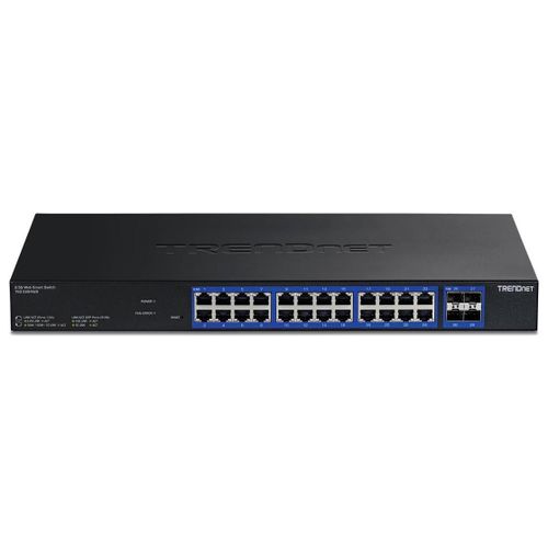 TRENDnet TEG-3284WS - Version v1.0R - commutateur - web multi-gigabit - intelligent - 24 x 10/100/1000/2.5G + 4 x 10 Gigabit SFP+ - Montable sur rack - Conformité TAA