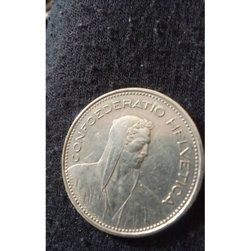 Pièce De 5 Francs Suisses En Argent De 2010