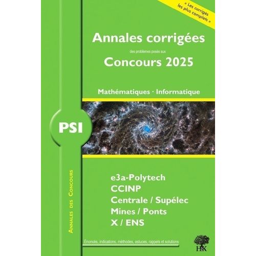 Mathématiques, Informatique Psi