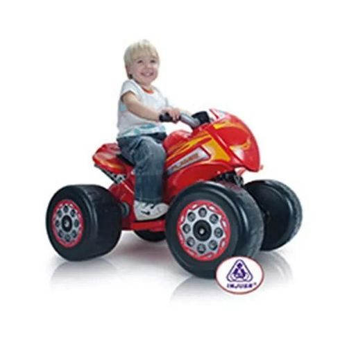 Vtt Quad 6v - Injusa - Flammes - Electrique - 4 Roues - Pour Enfants À Partir De 2 Ans