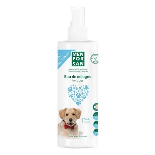 Menforsan Eau De Cologne Pour Chiens Poudre De Talc 500ml, Effet Deodorant, Vegan Friendly