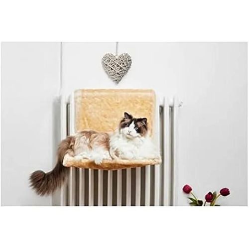 Hamac Pour Chat - Gloria - Fidji - Beige - Doux Et Confortable - Lavable À 30 Degrés