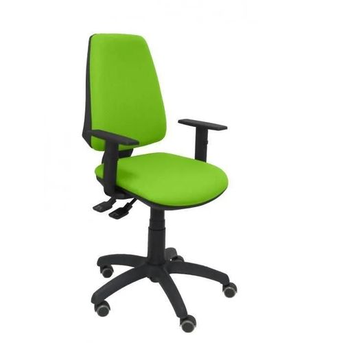 Chaise De Bureau Ergonomique Piqueras Y Crespo - Modèle 14sbali22b10rp Cp - Tissu Vert - Roues De Parquet
