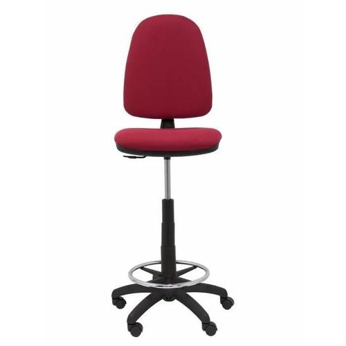 Tabouret Ergonomique Ayna - Piqueras Y Crespo - Réglable En Hauteur - Anneau Repose-Pieds - Tissu Marron Bali