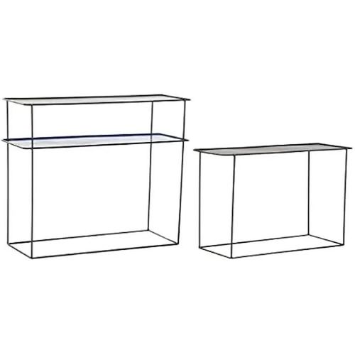 Console - Dkd Home Decor - Bleu/Noir - Métal - 70x27x45 Cm - Design Contemporain