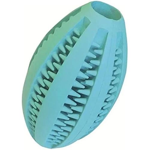Balle Dentaire Pour Chien - Gloria - Modèle Rugby - 11 Cm - Caoutchouc Résistant - Multicolore