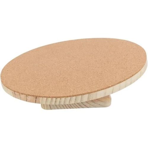 Disque D'exercice - Trixie - Bois/Liège - Beige - Pour Hamster - Intérieur
