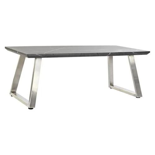 Table Basse Style Moderne, Urban Noir Bois, Acier 120 Cm