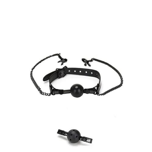 Bondage Whipsmart-Whipsmart Diamond Ball Gag W Clip De Mamelon
