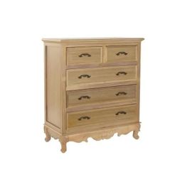 Commode Style Romantique - Marque - Modèle - Blanc - 78,5 Cm - 90 Cm