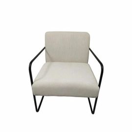 Fauteuil Thyann Noir Polyester Blanc Fer (64 X 74 X 79 Cm)