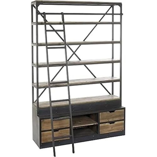 Bibliothèque - Dkd Home Decor - Métal Pin - 160 X 45 X 243 Cm - Multicolore - Design Moderne