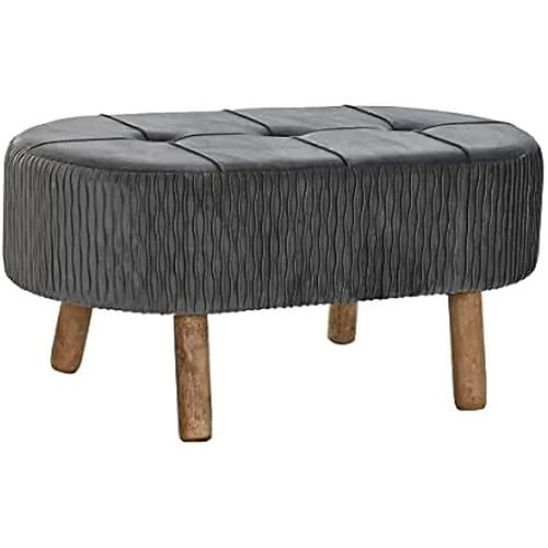 Banquette - Dkd Home Decor - Estándar - Bois Massif - Velours - 80x46x38 Cm