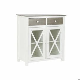 Commode À Tiroirs Cottage Verre Et Peuplier Dkd Home Decor