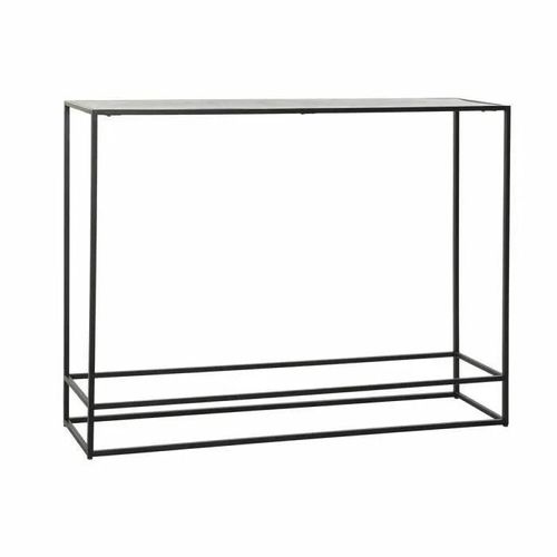 Console Style Item Home Doré, Noir Console, Aluminium 110 Cm