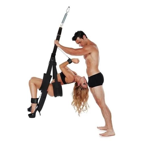 Seks Meubles Whipsmart-Whipsmart Bondage Pleasure Swing Noir