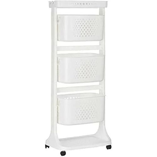 Chariot de rangement - Kinvara - Multicolore - 41 x 33 x 112 cm - Intérieur - Mixte