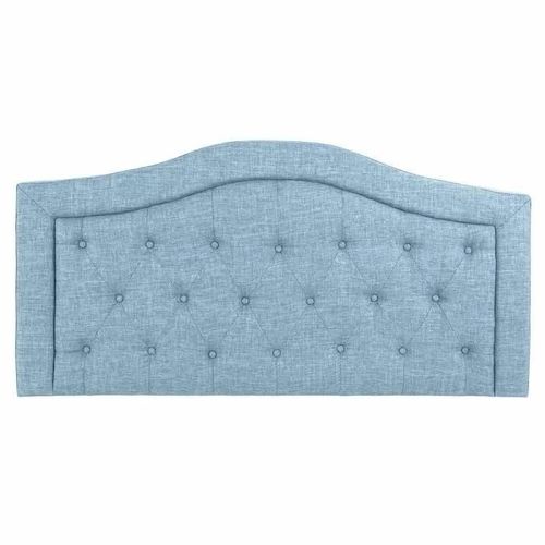 Tête De Lit Bleu Bois Polyester (167 X 8 X 132 Cm)