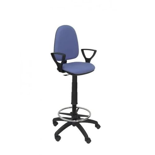 Tabouret Ergonomique Avec Mécanisme De Contact Permanent, Réglable En Hauteur Et Anneau De Repose-Pieds Siège Et Dossier Rembourrés
