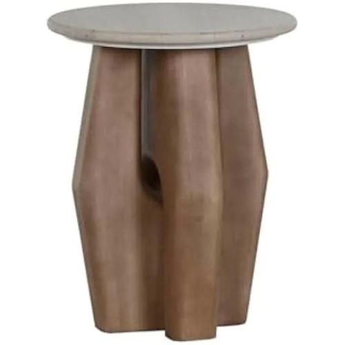 Table D'appoint - Home Esprit - Multicolore - Bois - 40 X 40 X 51 Cm - Style Contemporain