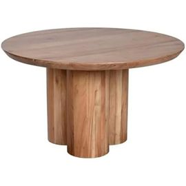 Table Basse - Home Esprit - Marron Naturel - Bois D'acacia - 80 X 80 X 45 Cm - Multicolore