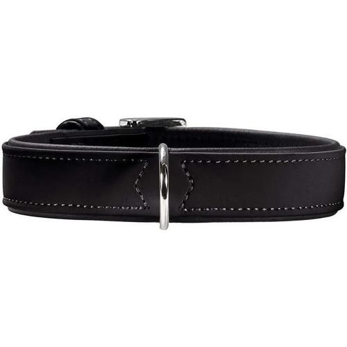 Collier Pour Chien - Hunter - Softie - Simili Cuir - Noir - Taille 50