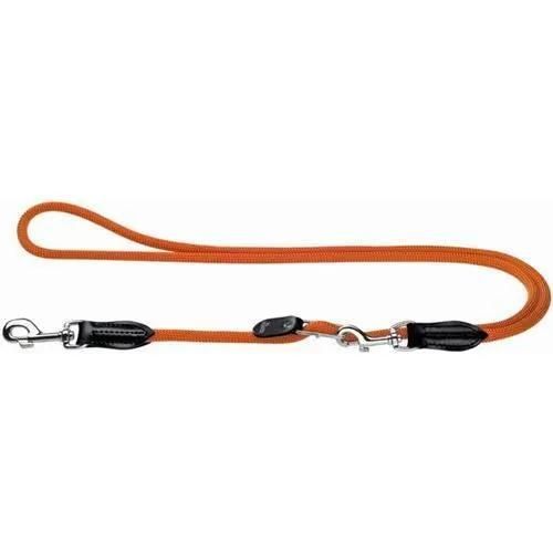Laisse De Dressage - Hunter - Cordon Arrondi - Orange - Pour Chien Moyen - Extérieur