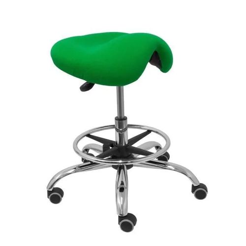 Tabouret Clinique Ergonomique Et Pivotant Avec Siège Anatomique Réglable En Hauteur (Anneau Chromé Inclus) Siège Rembourré Bali