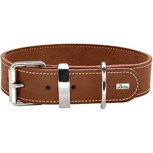 Collier - Hunter - Aalborg - Cognac - Taille Moyen - Haute Qualité
