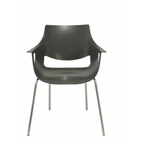 Pack 3 Sillas Torrenueva Gris - Piqueras Y Crespo - Modelo Torrenueva - Ergonómica - Monocarcasa - Reposabrazos