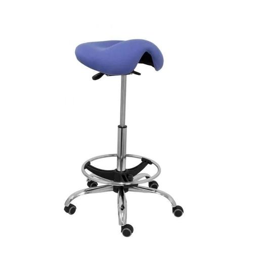 Tabouret Clinique - Piqueras Y Crespo - Modèle Ergo - Ergonomique - Réglable En Hauteur - Repose-Pieds Chromé
