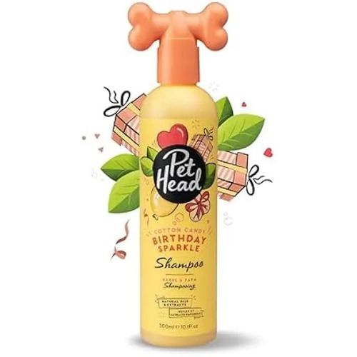Shampooing - Pet Head - Birthday Sparkle - 300 Ml - Parfum Barbe À Papa - Végétalien