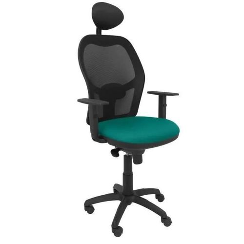 Chaise De Bureau Ergonomique Jorquera - Piqueras Y Crespo - Vert - Tissu - Avec Appui-Tête Fixe