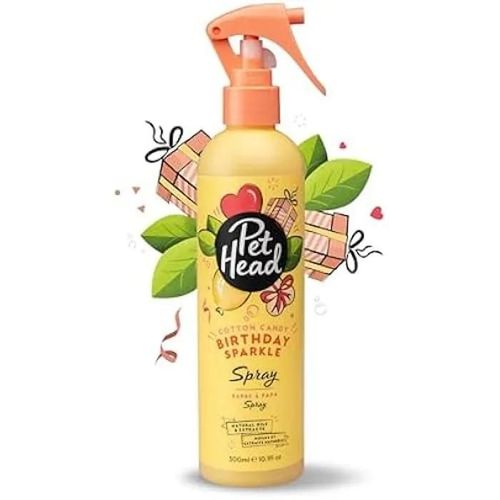 Spray Pour Chien - Pet Head - Birthday Sparkle - Parfum Barbe À Papa - Végétalien - Hypoallergénique