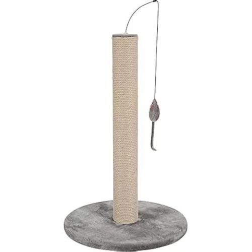 Poteau À Griffer - Zolux - 63 Cm - Gris - Jouet Inclus - Intérieur