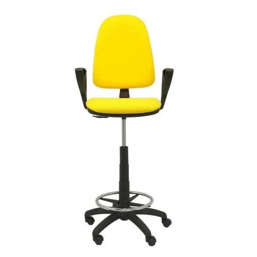 Taburete Ayna Bali Amarillo Brazos Fijos