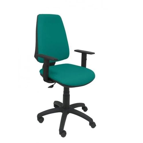 Chaise De Bureau Ergonomique Piqueras Y Crespo - Modèle 14cpbali39b10 Cp - Vert - Tissu - Bras Réglable Inclus