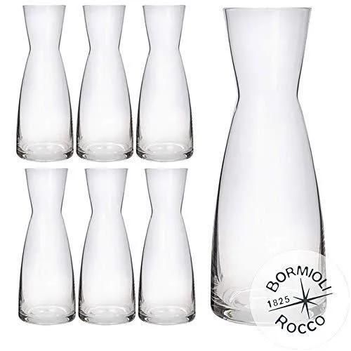 Rocco Bormioli Ypsilon Lot De 6 Carafes En Verre Star Glass Transparen