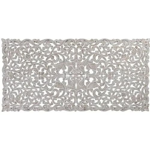 Tête De Lit - Naturel Blanc - Bois Mdf - 160 X 3,5 X 80 Cm